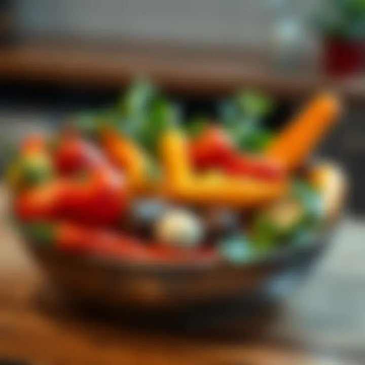 Colorful Vegetable Assortment Assorted colorful vegetables in a bowl