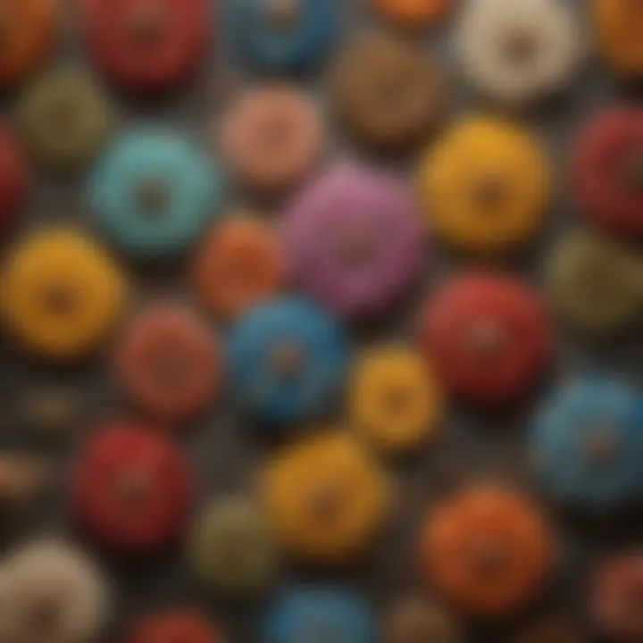 A vibrant spread of pinwheel variations from different cultures