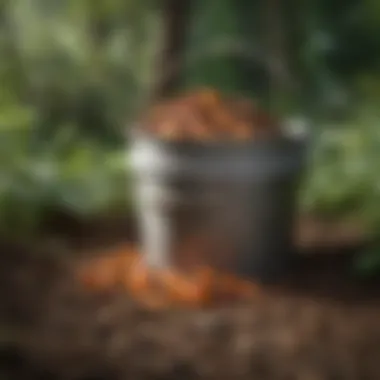 Environmental impact of composting with a bucket