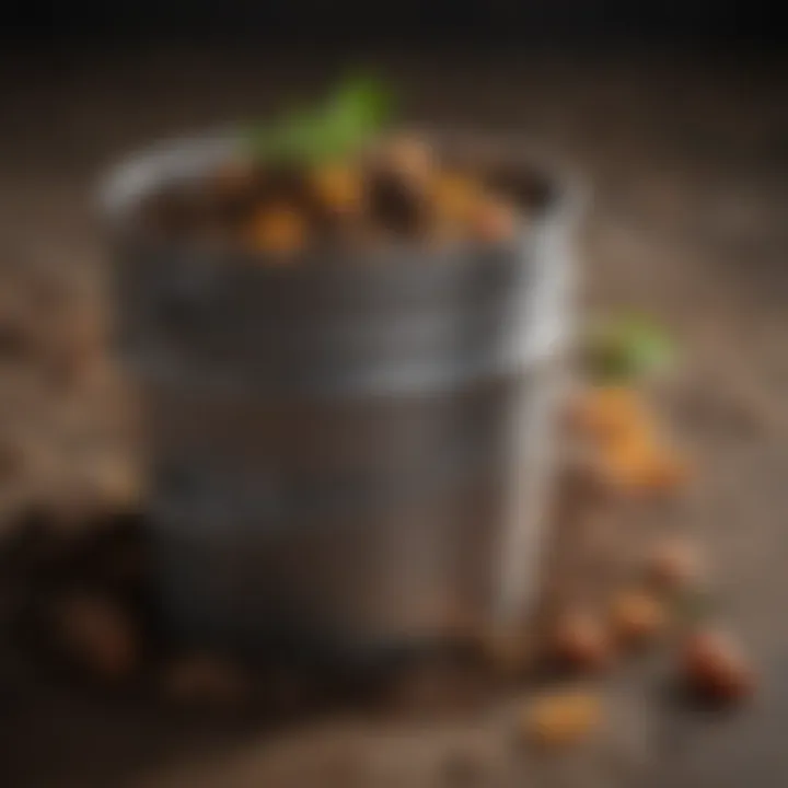 Comparison of various compost bucket materials