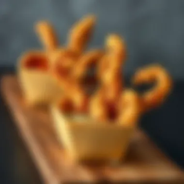 Crispy calamari served with a zesty dipping sauce