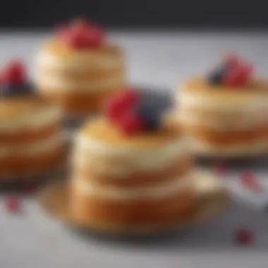 Delicate Cakes Delicate cakes displayed in a visually appealing manner