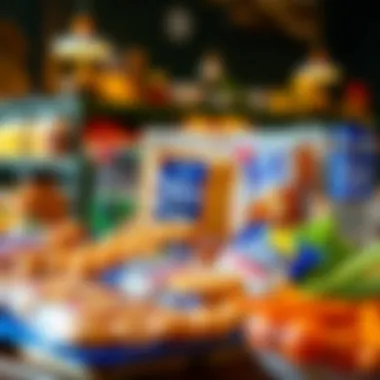 An assortment of Aldi's frozen food selections ready for a delicious meal.