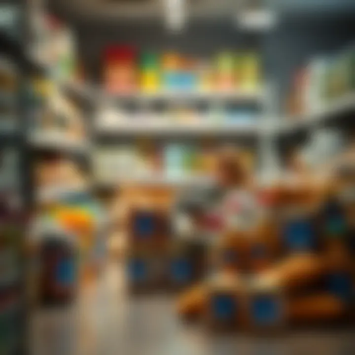 A beautiful display of Aldi's pantry essentials showcasing the variety available.