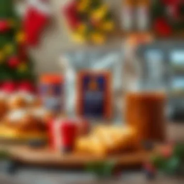 Seasonal Aldi products highlighting festive flavors and unique offerings.