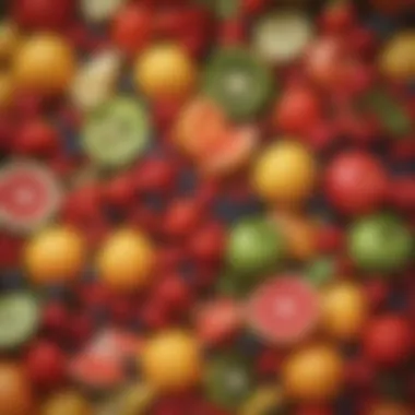 Fruits that Enhance Metabolism Array of colorful fruits known for their metabolism-boosting properties