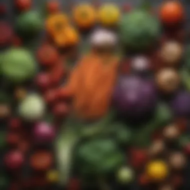 Vegetables that Promote Metabolic Efficiency A vibrant assortment of vegetables that aid in metabolism