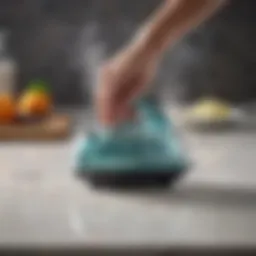 Compact handheld steamer for efficient grout cleaning