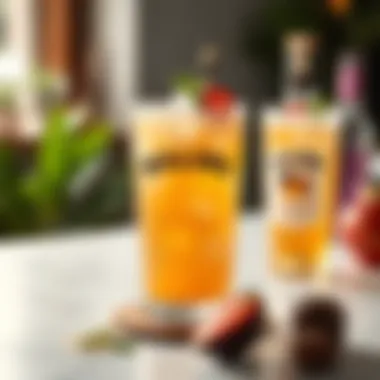 Seasonal Delight: Malibu Cocktail Inspiration Seasonal cocktail featuring Malibu rum