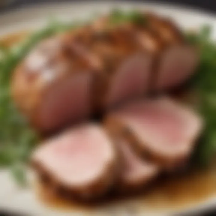 Marinating pork tenderloin in a flavorful blend of spices and herbs