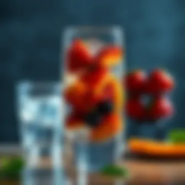 Visual representation of body water distribution