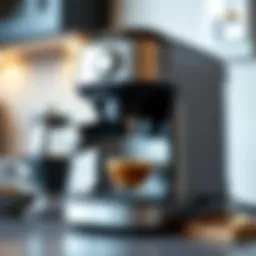 Breville Mini Espresso Machine showcasing sleek design
