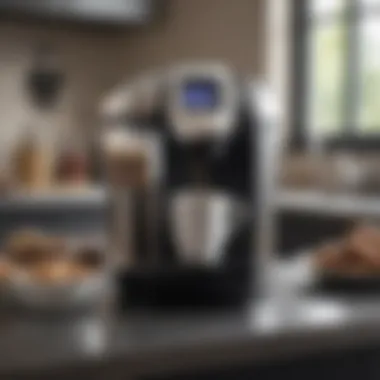 Keurig coffee maker showcasing sleek design