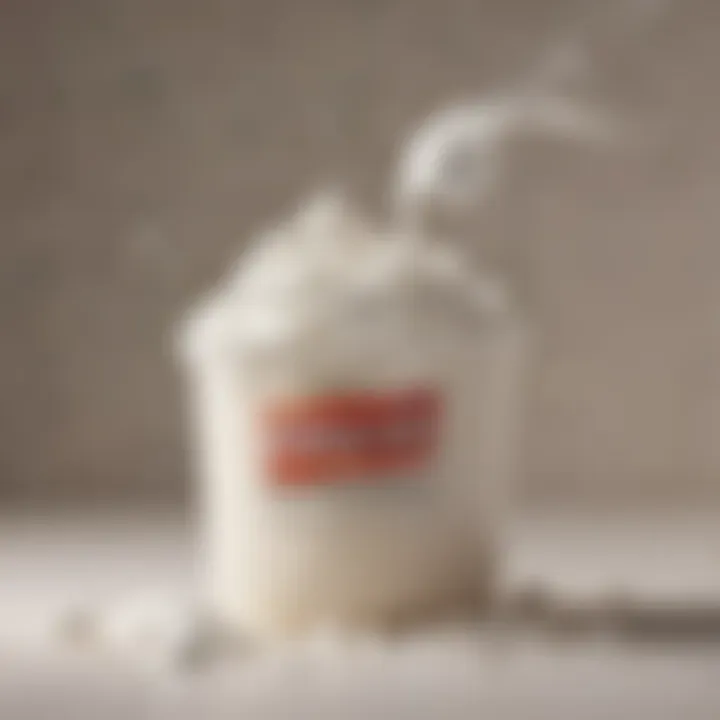 Nutritional information about canned whip cream displayed creatively.