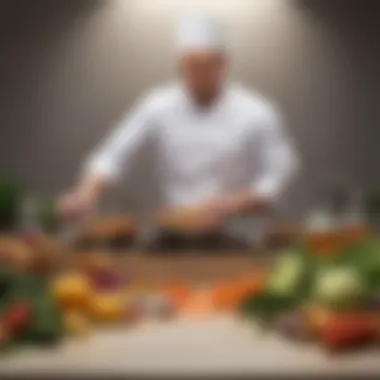 Vibrant Ingredients in Modern Gastronomy A vibrant display of fresh ingredients used in modern gastronomy