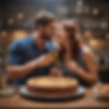 Celebrating Six Months Together Couple celebrating their six-month anniversary