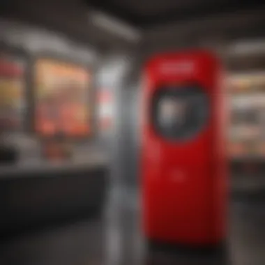 Inside view of the Coca-Cola Freestyle machine highlighting the technology behind beverage dispensing.