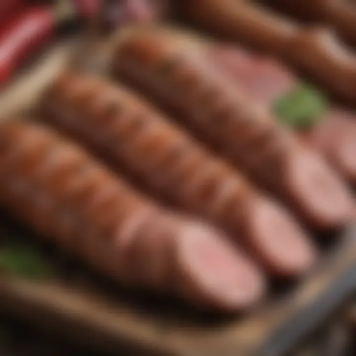 Nutritional breakdown of turkey sausage showcasing macros