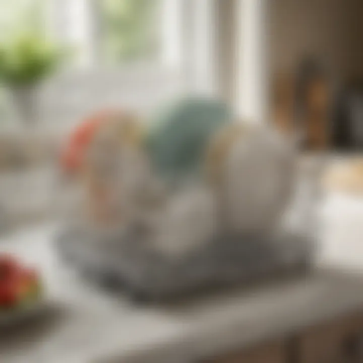 Collapsible dish rack perfect for compact spaces