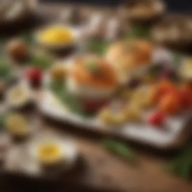 Assorted Fresh Ingredients An assortment of fresh ingredients for preparing Coquille San Jacques