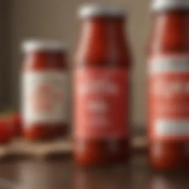Storage Tips for Spicy Ketchup Labels and jars for storing spicy ketchup