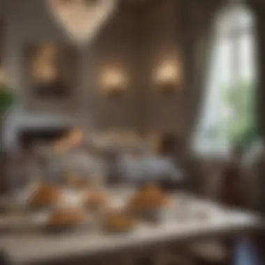 Elegant Dining Atmosphere An elegant dining setting, illustrating the overall dining experience