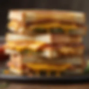 Creative Variations of Grilled Cheese Delicious grilled cheese sandwich with various fillings