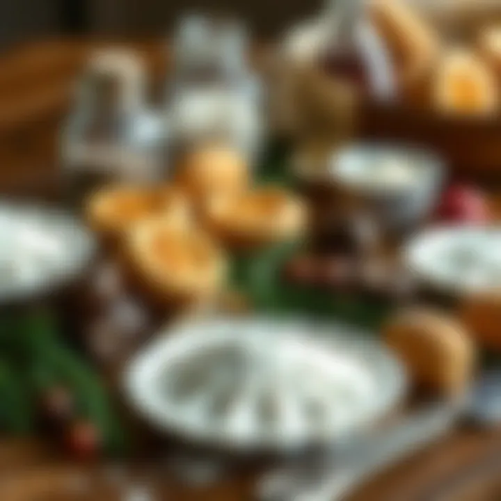 Essential Ingredients for Mince Pies Various traditional ingredients used in making mince pies laid out on a wooden table