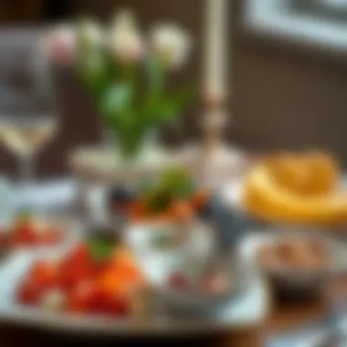 Exquisite Dishes for Easter Exquisite dishes prepared for an elegant Easter meal