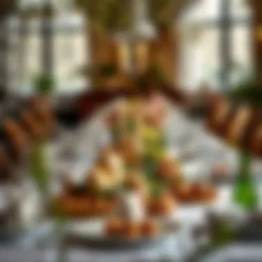 Easter Table Setting A beautifully set table ready for an Easter feast