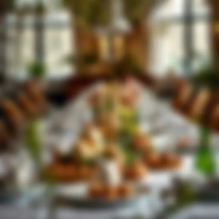 Easter Table Setting A beautifully set table ready for an Easter feast