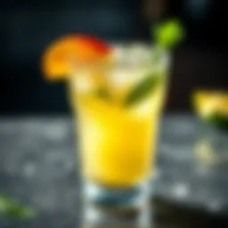 Classic gimlet cocktail served in a sophisticated glass