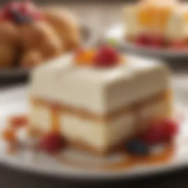 Elevating Desserts with Stabilized Cream for Enhanced Flavor A well-plated dessert with stabilized cream