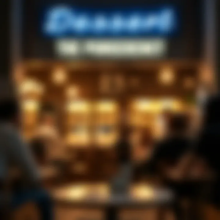 A cozy, ambient dessert café filled with patrons enjoying their sweet creations