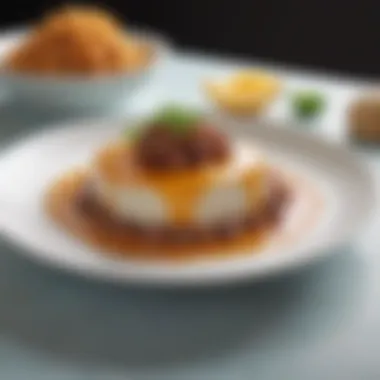 Reinventing Mantuna: Creative Culinary Innovations Innovative mantuna recipe presented on a modern plate