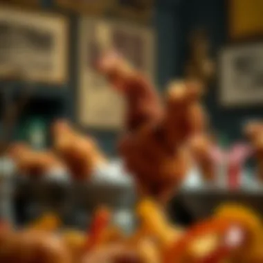 Roots of Fried Chicken Tradition Historical imagery depicting the origins of fried chicken