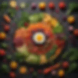 Vibrant assortment of fresh vegetables and fruits