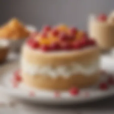 Delicious Dessert Using Turbinado Sugar A visually appealing dessert made with turbinado sugar, highlighting its flavor profile.