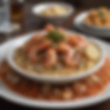 Signature Seafood Dish from Natchez Signature dish featuring local seafood