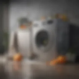 Natural ingredients for washer cleaning solution