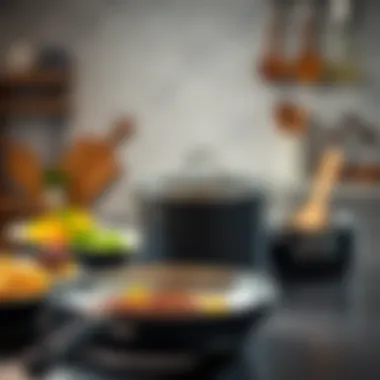 Elegant D&W Cookware Pan Elegant D&W Cookware pan showcasing non-stick surface