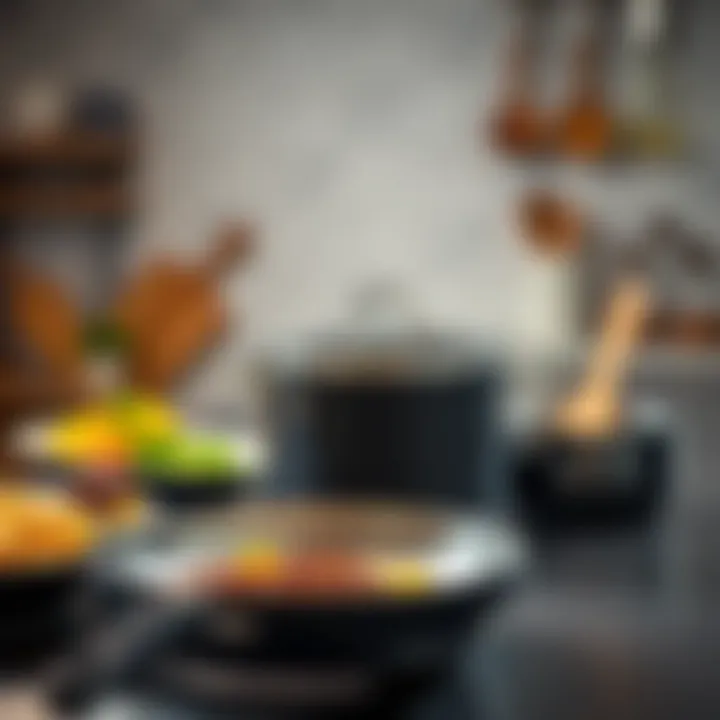 Elegant D&W Cookware Pan Elegant D&W Cookware pan showcasing non-stick surface