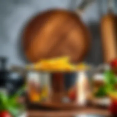 D&W Cookware Pot Design D&W Cookware pot highlighting unique design features