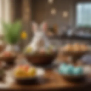 Engaging Themed Easter Activities Themed Easter party setting with engaging activities