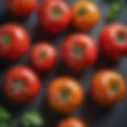 Vibrant garden-fresh tomatoes