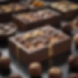 Artisanal chocolate gift box