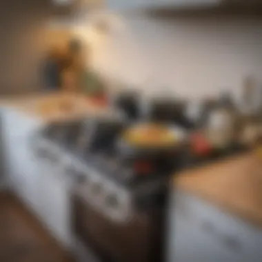 Efficient Use of Cabinet Space for Cookware Utilizing cabinet space for efficient pot and pan arrangement