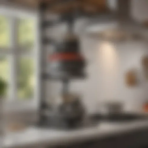 Organized pots and pans using vertical storage solutions