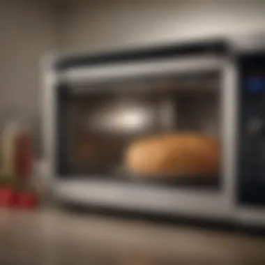 After cleaning microwave gleaming