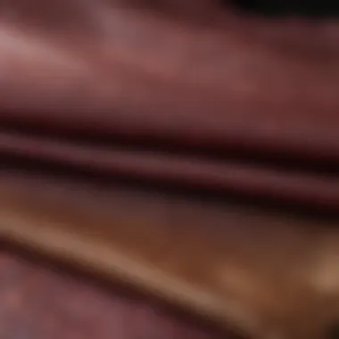 Stained vs. Cleaned Fabric Comparison A side-by-side comparison of stained and cleaned fabric